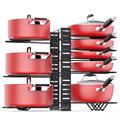 2019 New Arrival Amazon Hot Adjustable Metal POT Organizer,Kitchen Organizer Rack,Pan Rack For Kitchen